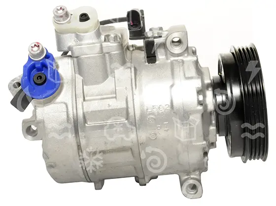 kompresor DENSO 7SEU16C, řemenice 111 mm - PV4, 12V, OEM 8E0260805